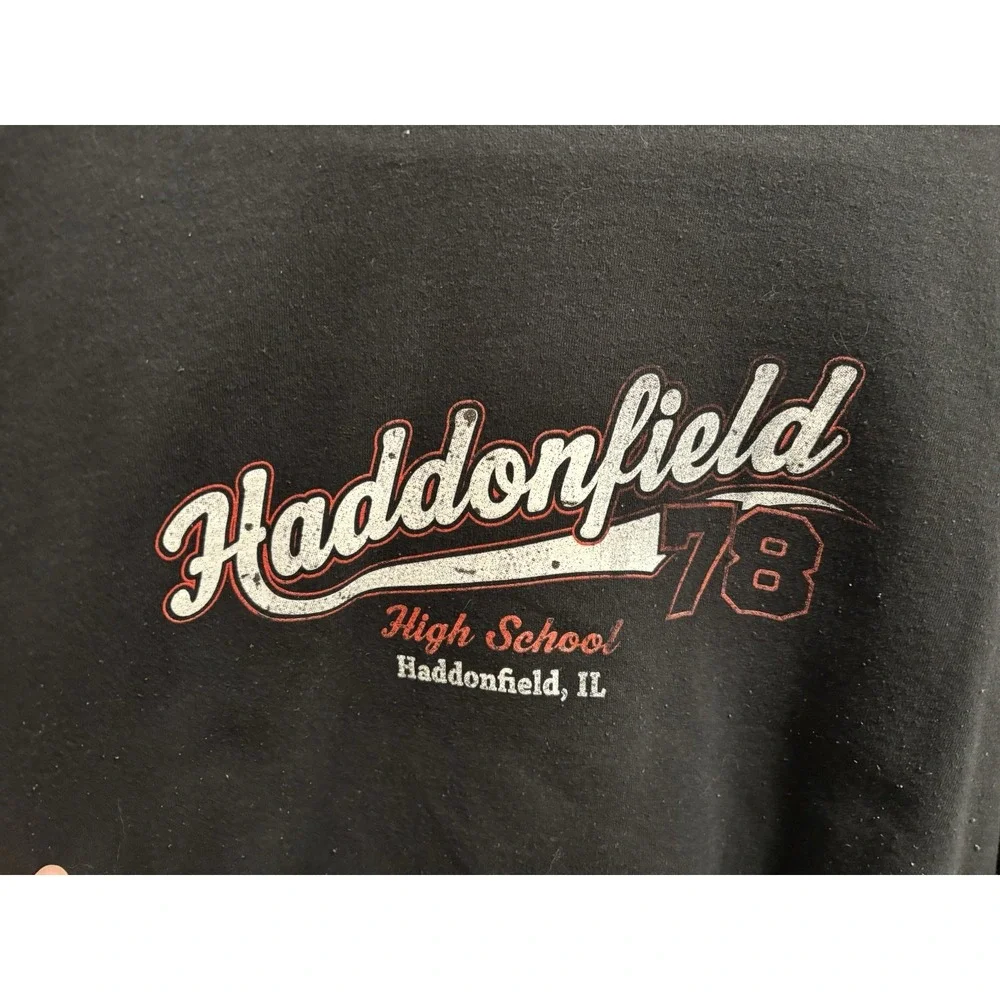 Haddonfield High School Sweatshirt 1978 Black Sz Lg Halloween